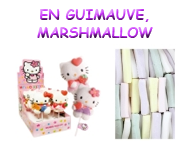 bonbons et ***ttes en guimauve, marshmallow